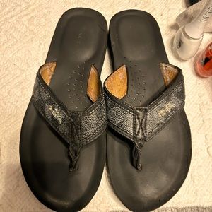 Coach sandals black